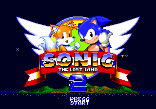 Sonic: The Lost Land 2 Title Screen